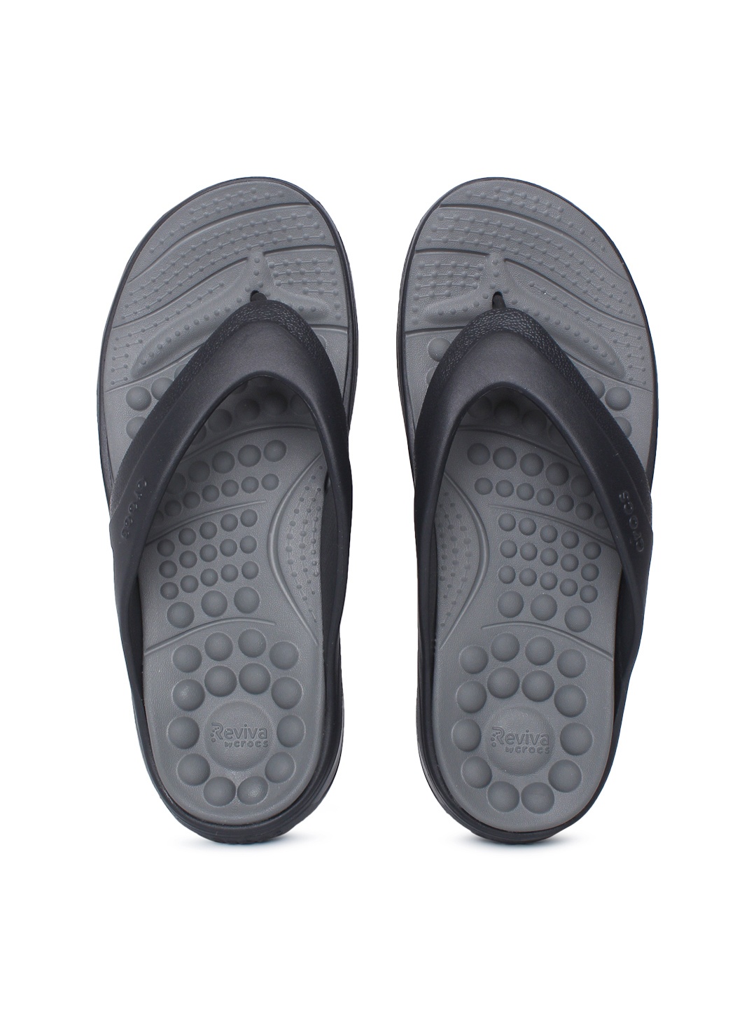 

Crocs Unisex Black Solid Thong Flip-Flops