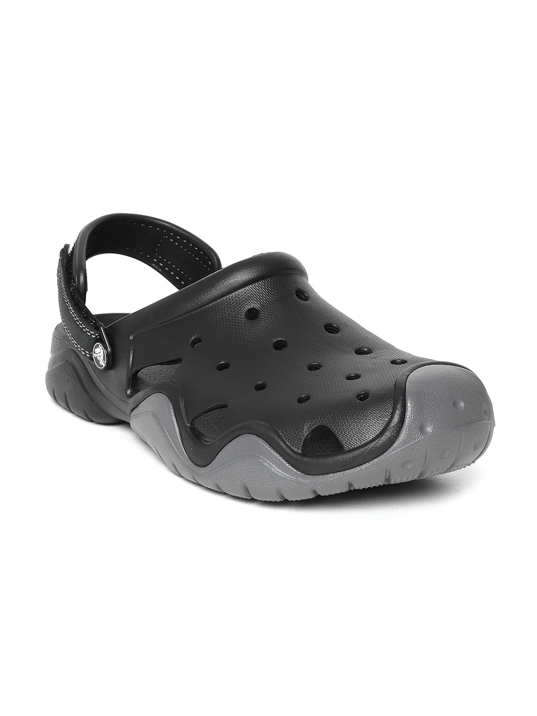 

Crocs Men Black Solid Clogs