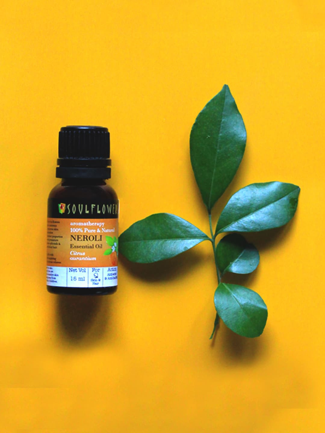 

Soulflower Neroli Essential Oil 15ml, Transparent