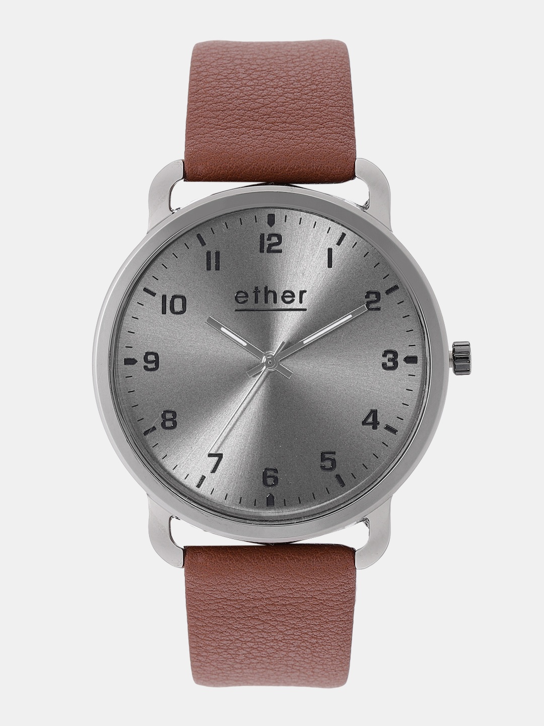 

ether Men Charcoal Grey Analogue Watch DES-WAT-E9-B