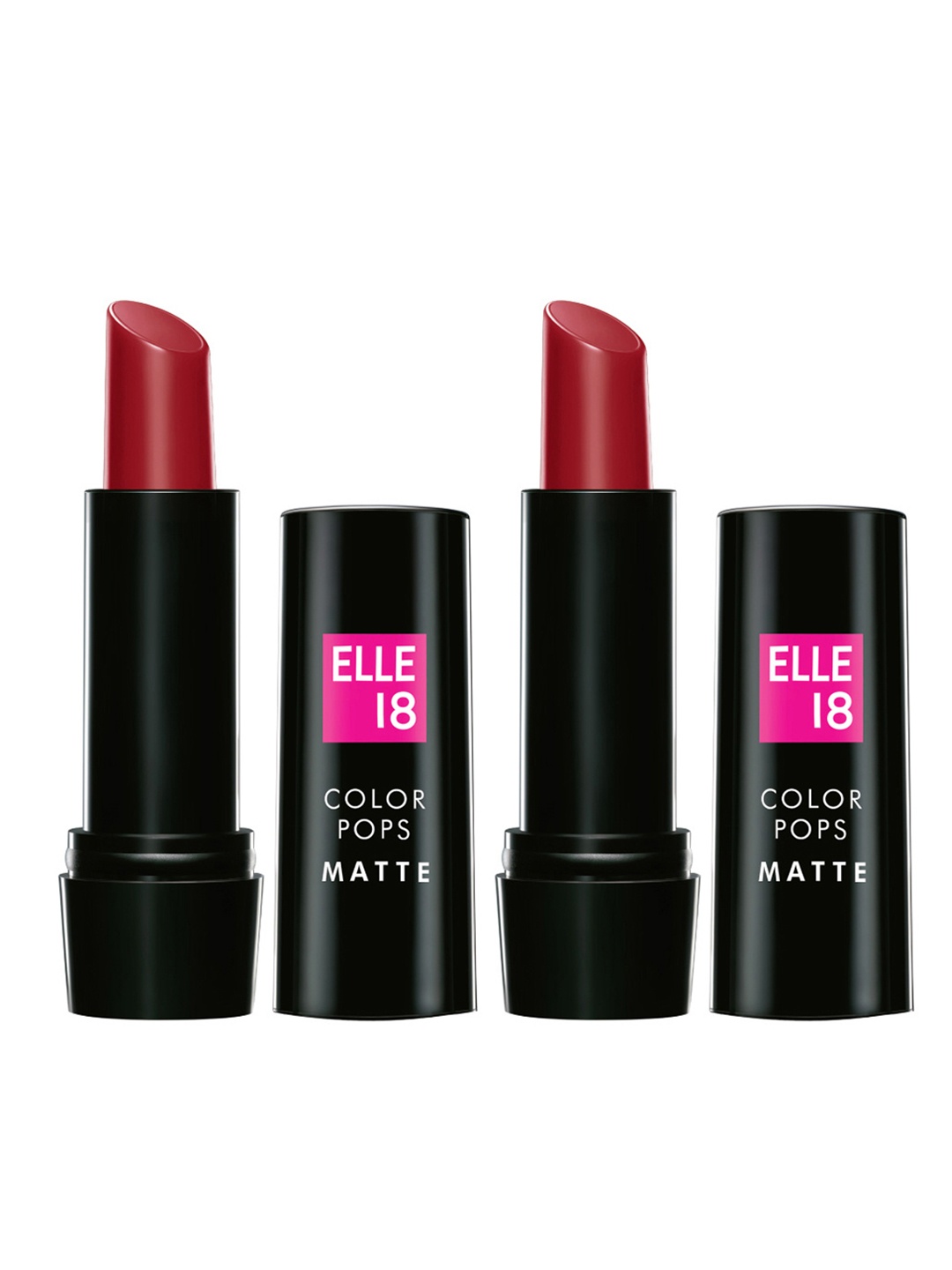 

Elle 18 Set of 2 Color Pop Red Wave Matte Lip Color R35