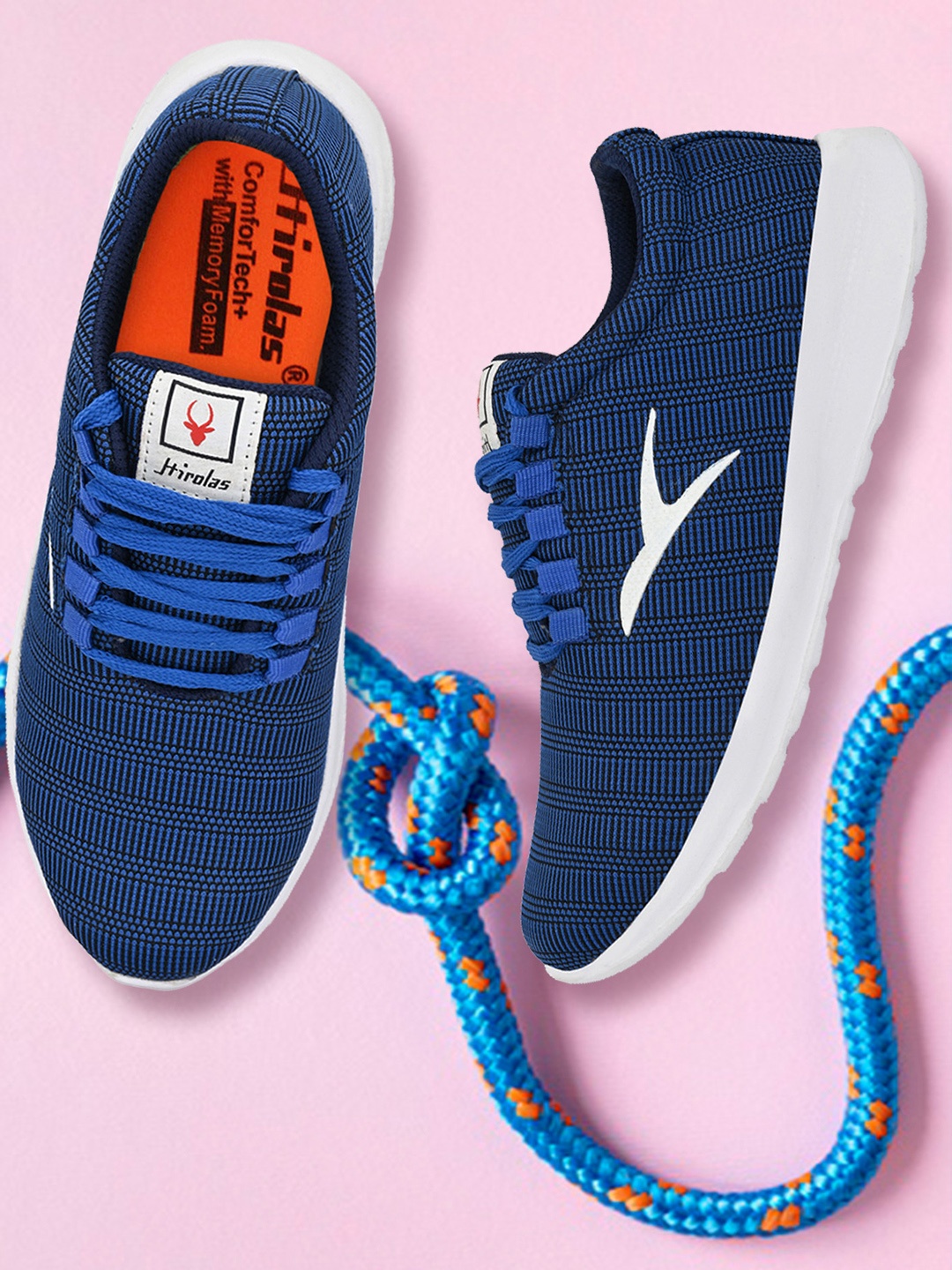 

HIROLAS Men Blue Hirolas Lite Running Shoes