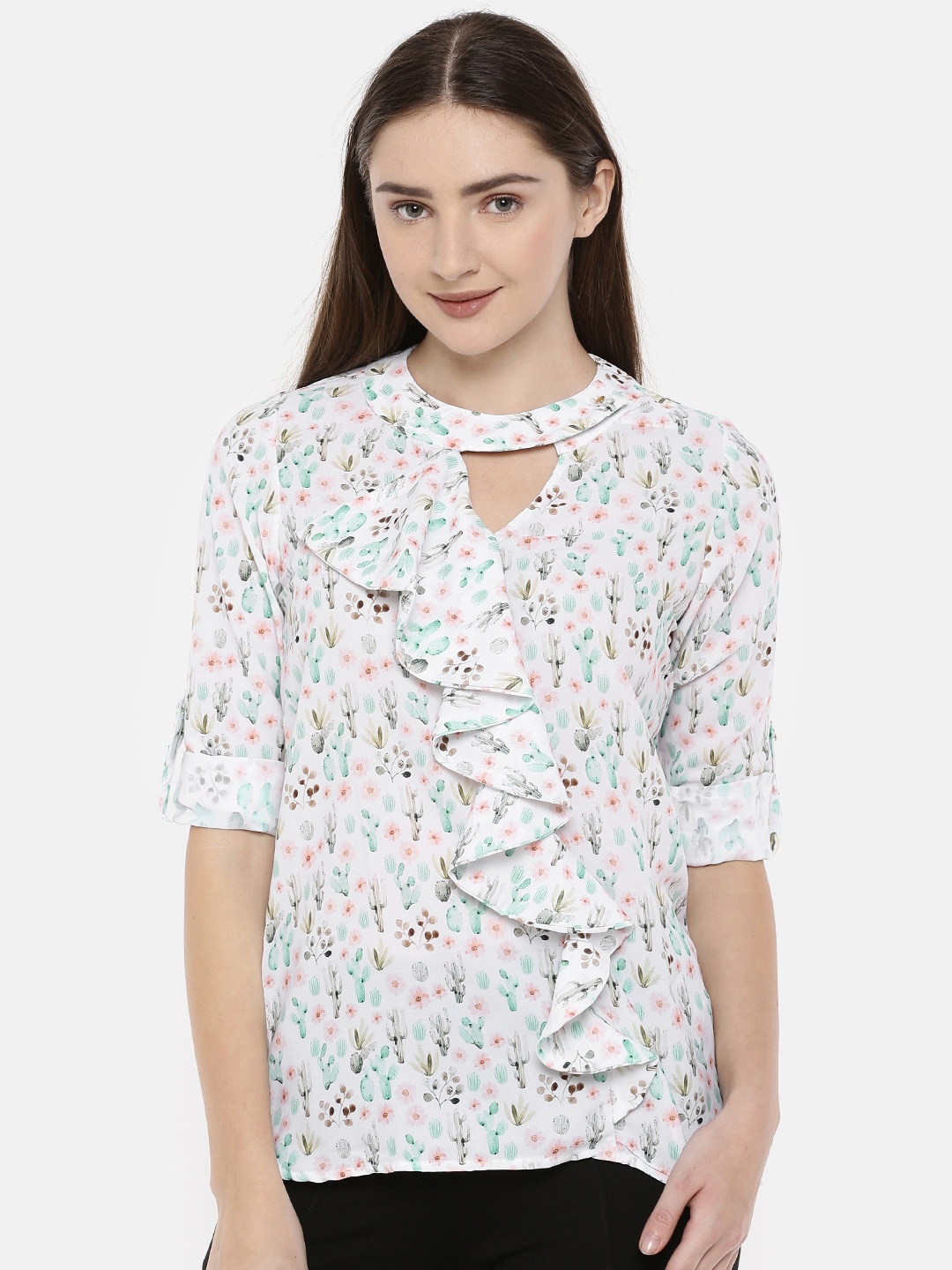 

Park Avenue Women White Printed Top