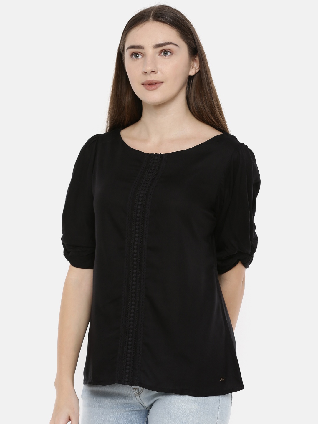 

Park Avenue Women Black Solid Top