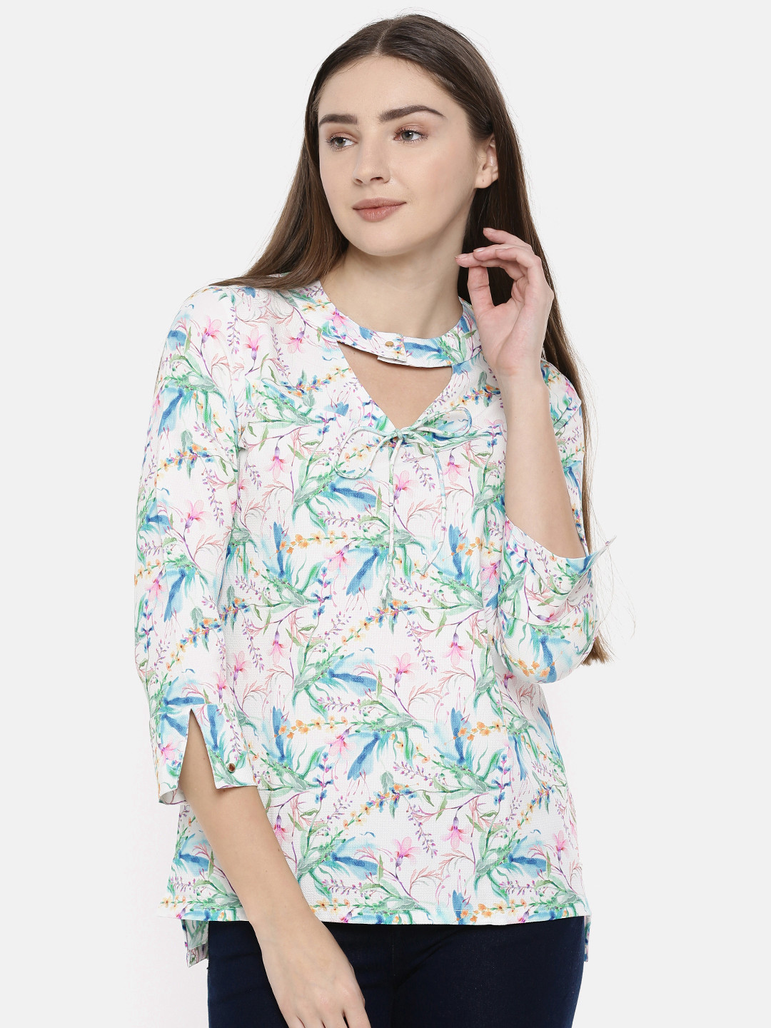 

Park Avenue Women White Printed Top