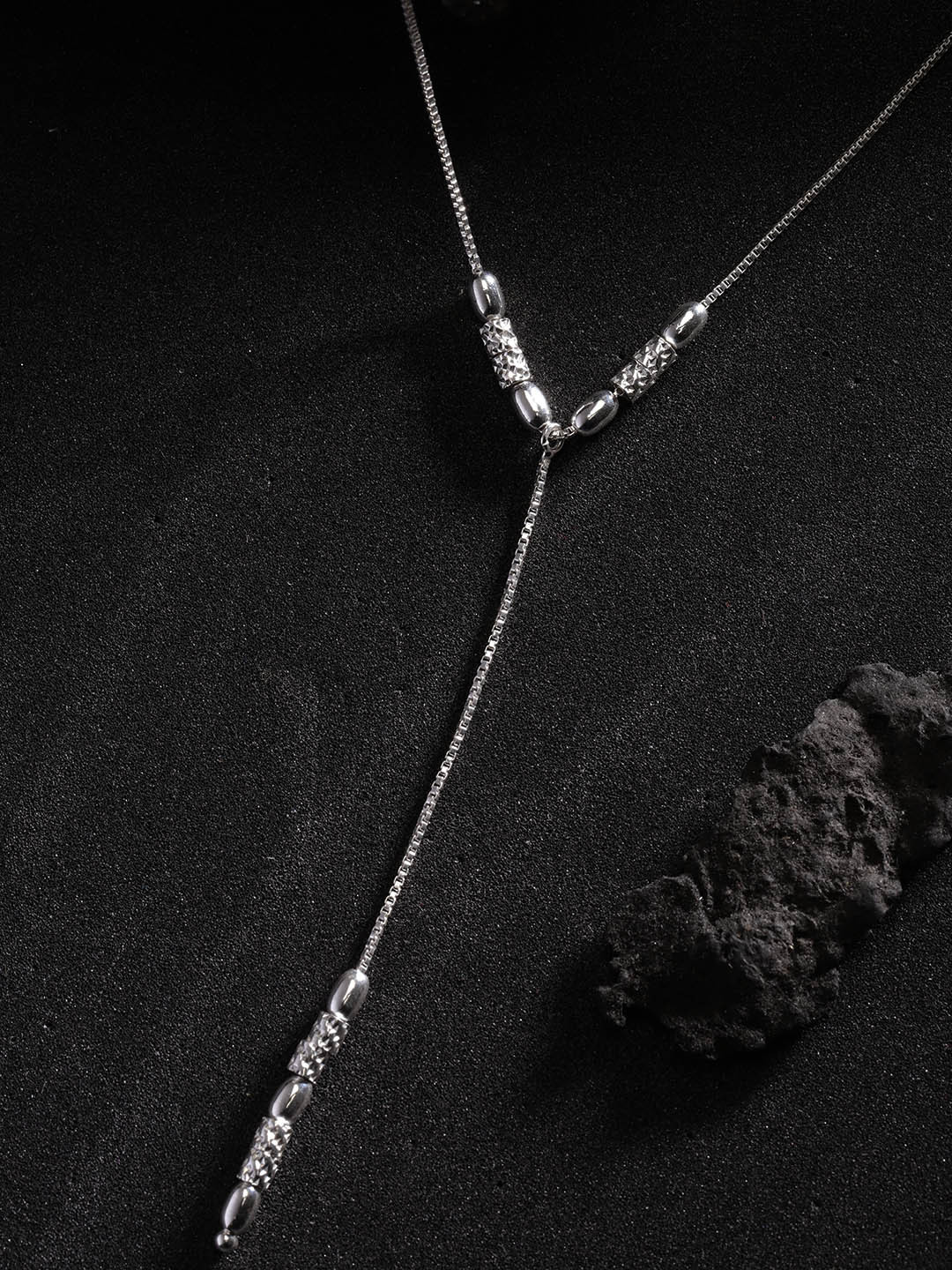 

Carlton London 925 Sterling Silver Lariat Necklace