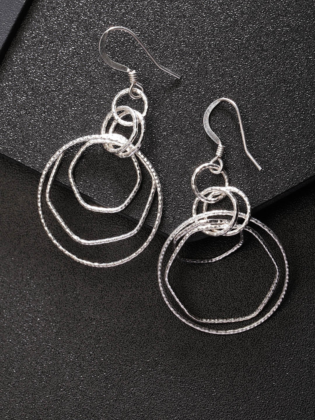 

Carlton London 925 Sterling Silver Geometric Drop Earrings