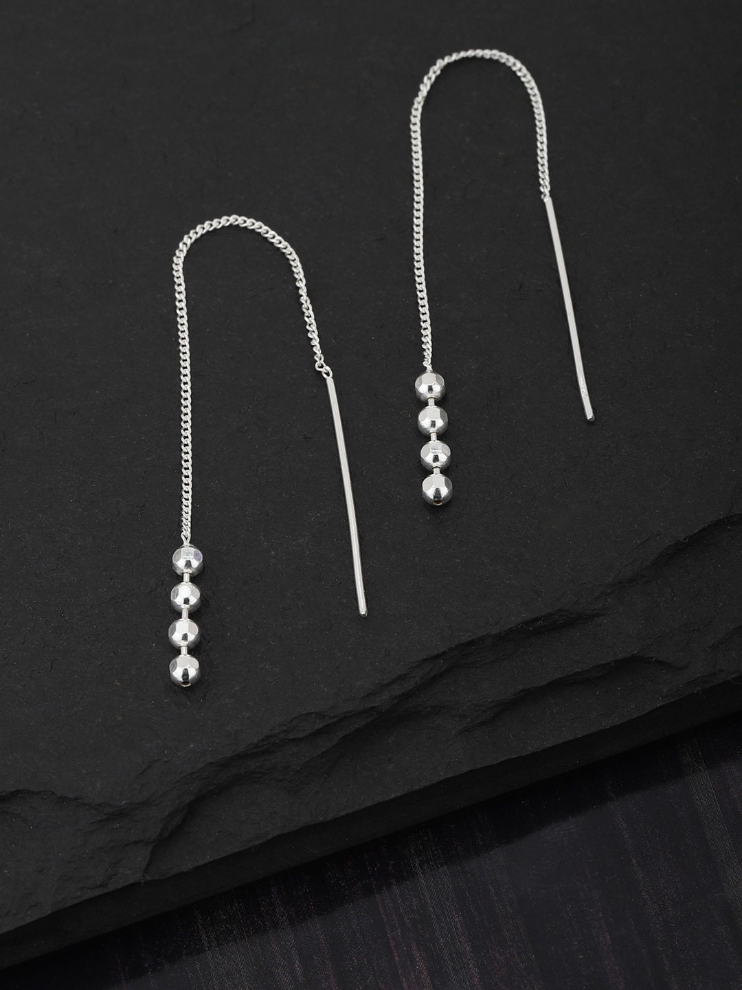 

Carlton London 925 Sterling Silver Needle Drop Earrings