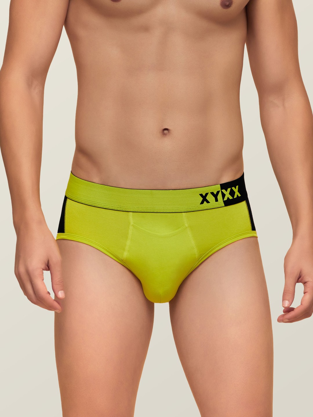 

XYXX Men IntelliSoft Antimicrobial Micro Modal Dualist Briefs XYBRF39S, Yellow