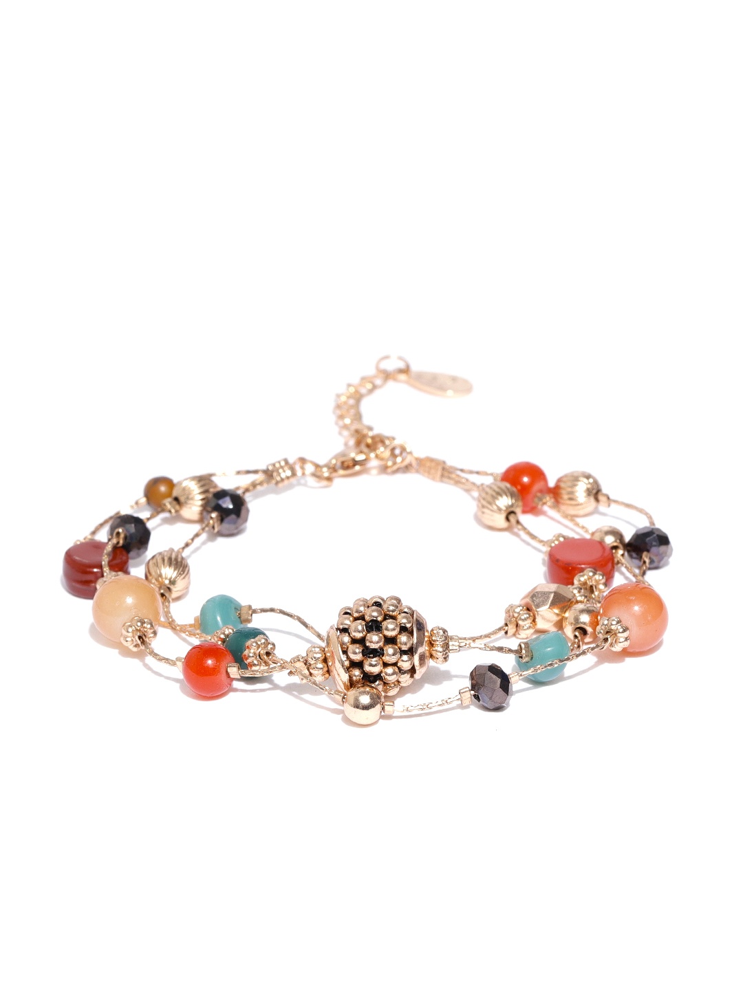 

Accessorize Multicoloured Beaded Multistranded Bracelet, Multi