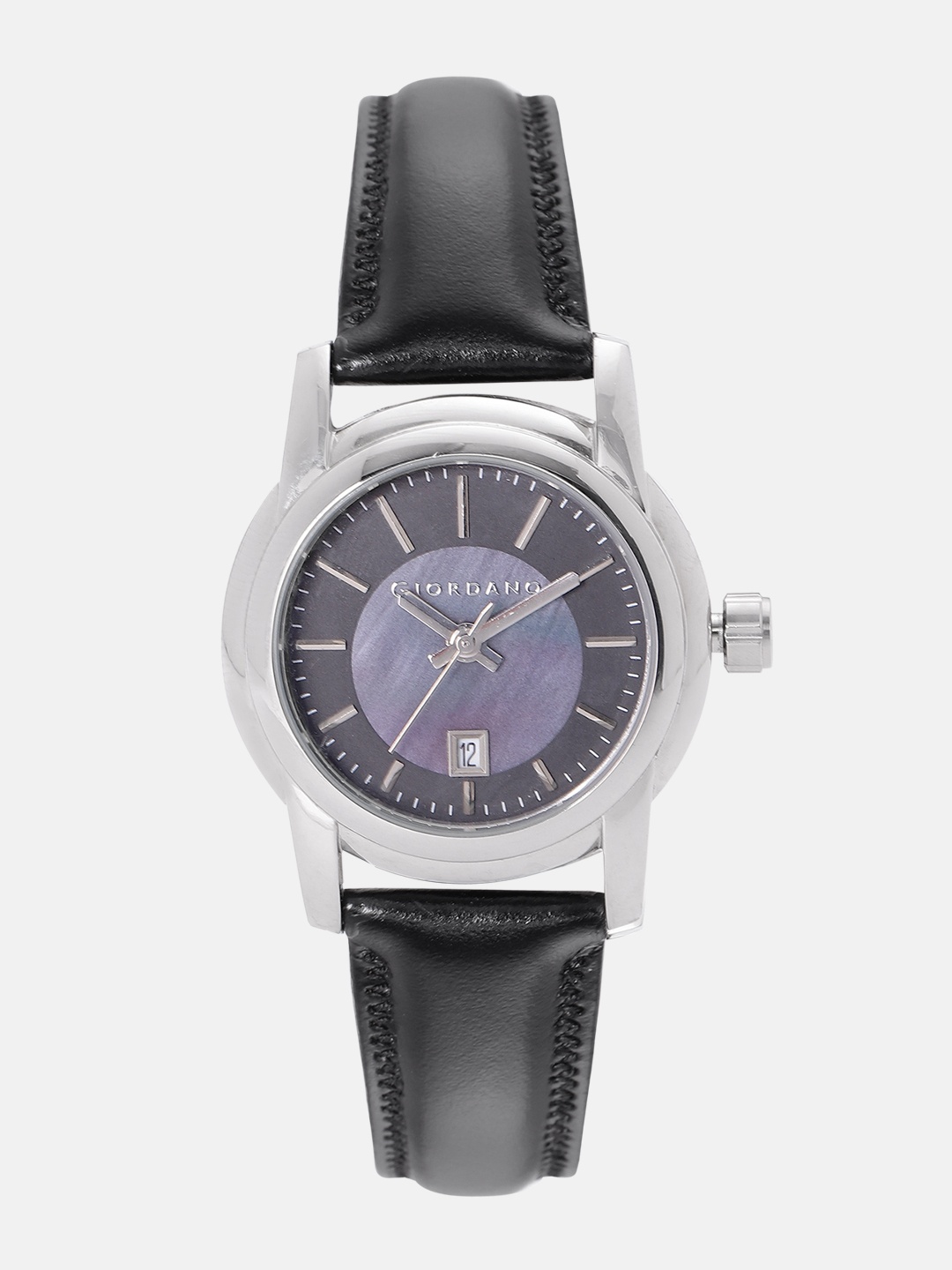 

GIORDANO Women Black & Purple Irisdescent Effect Analogue Watch 2641-11X