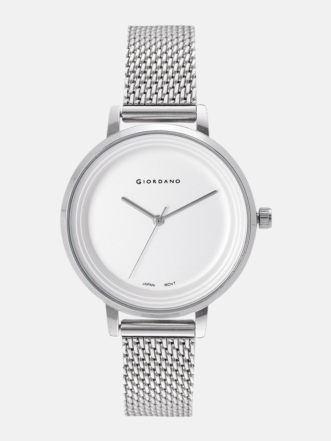 

GIORDANO Women Silver-Toned Analogue Watch F2089-11