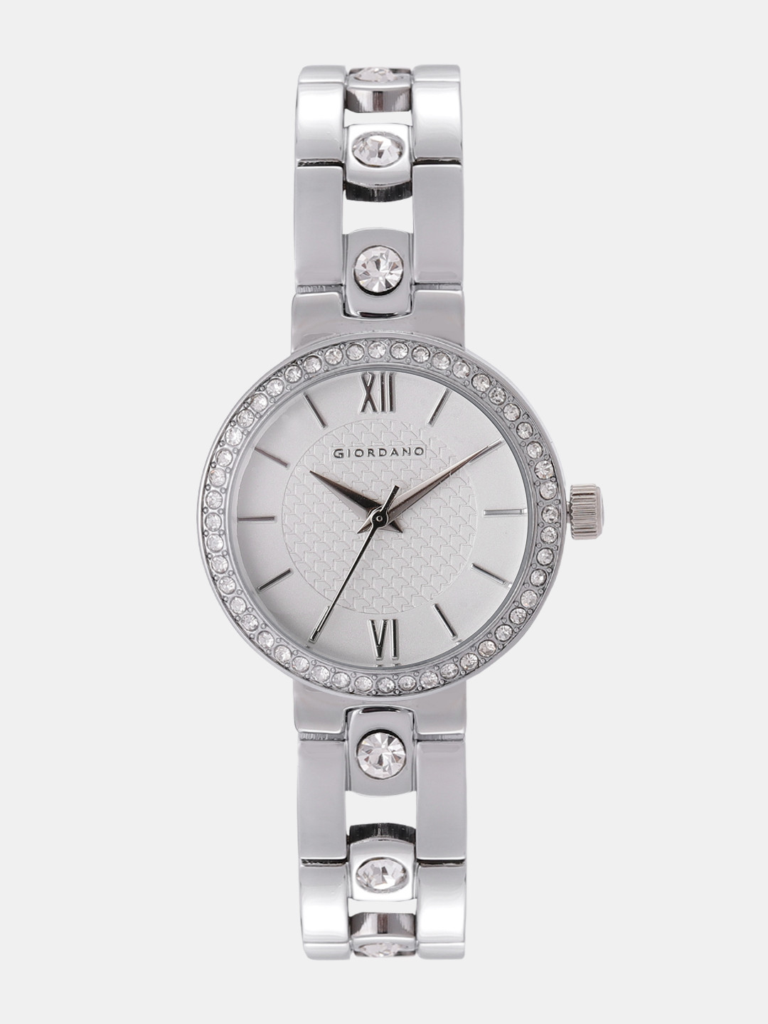 

GIORDANO Women Silver-Toned Analogue Watch A2088-11