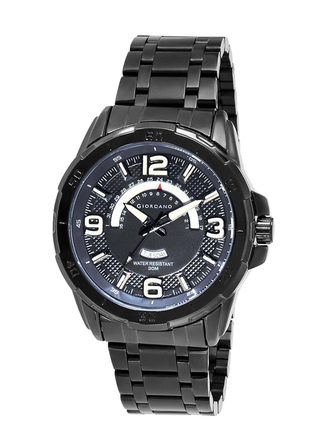 

GIORDANO Men Black Analogue Watch F1092-33