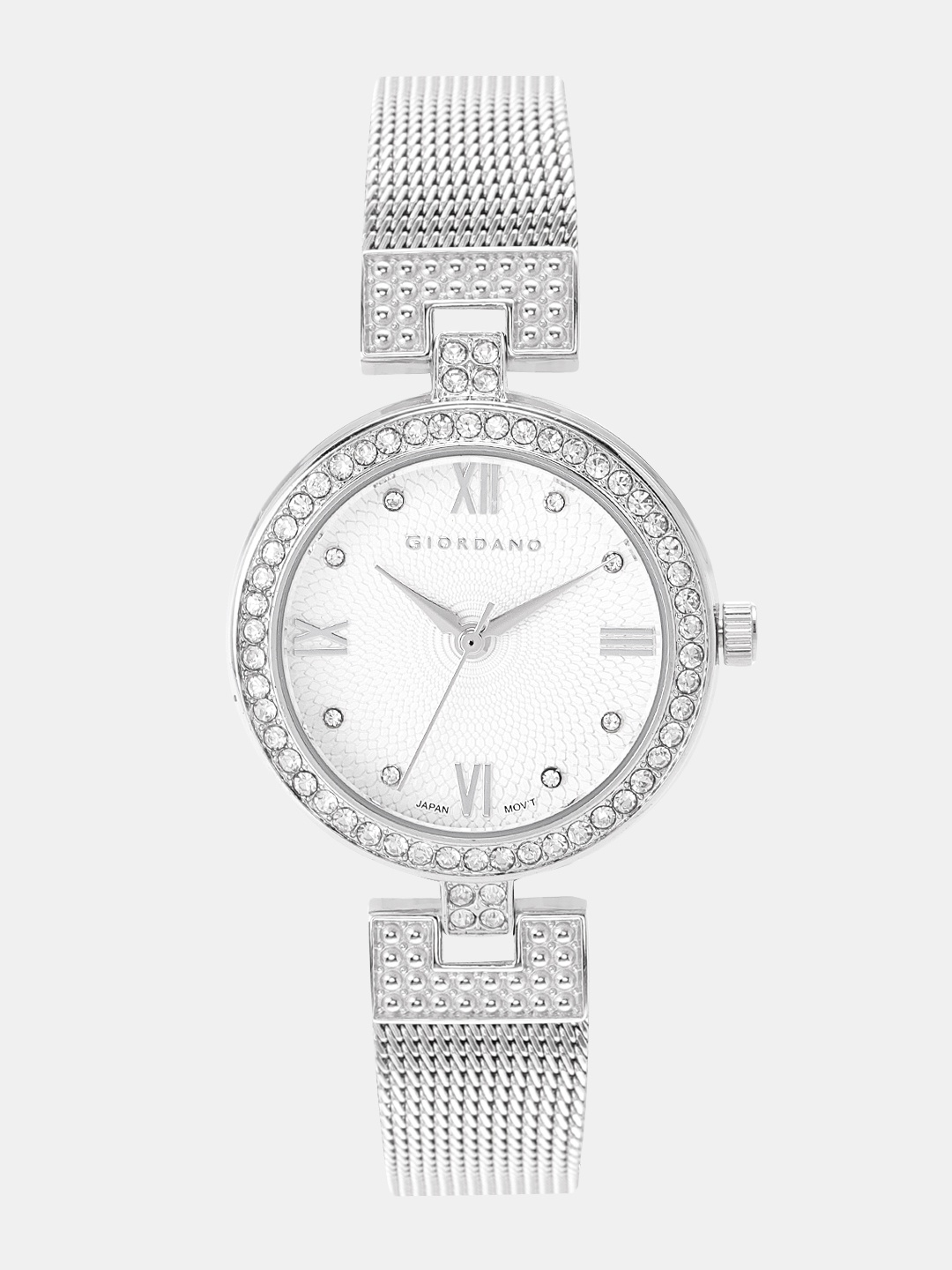 

GIORDANO Women Silver-Toned Analogue Watch A2093-11