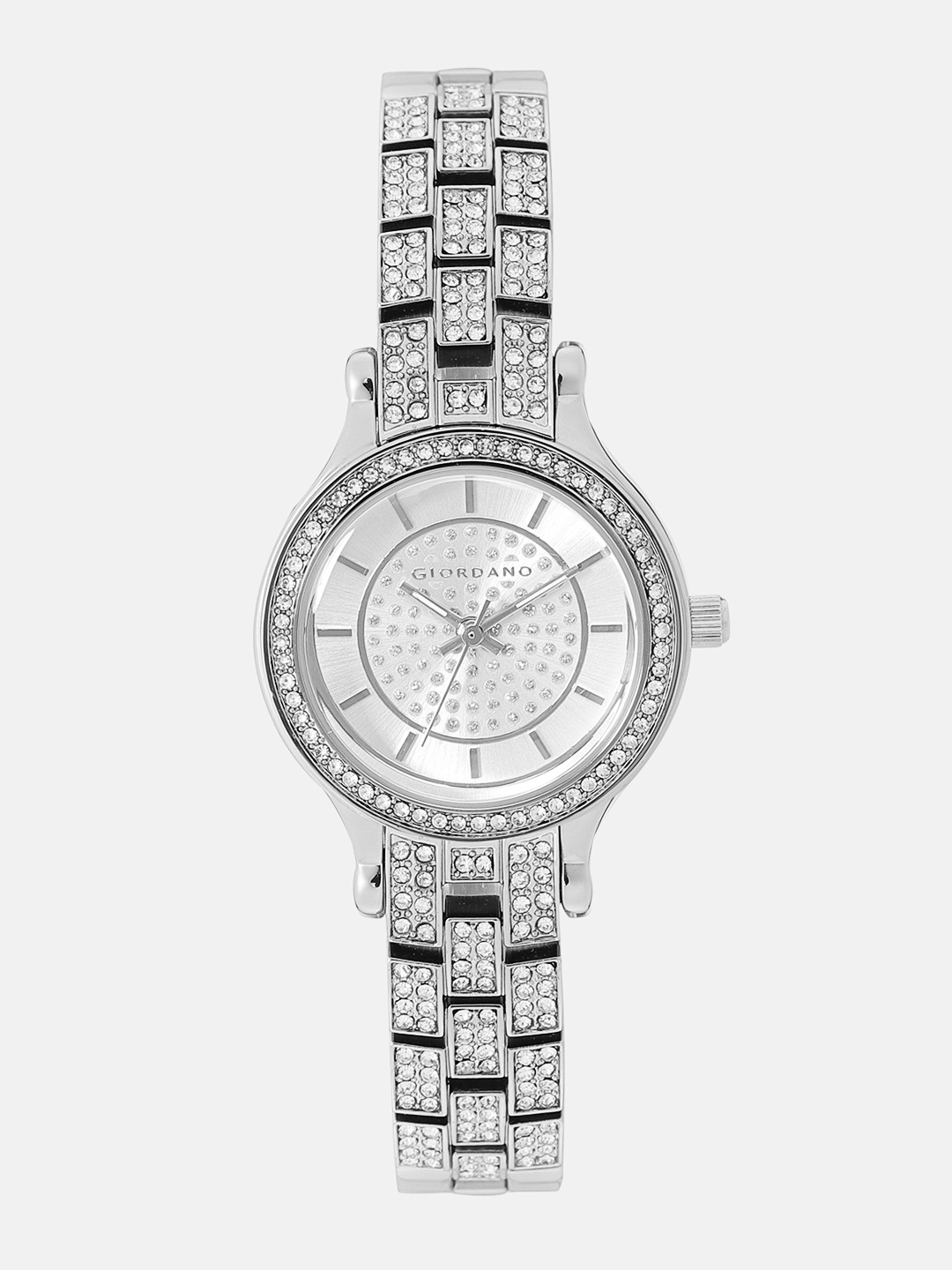 

GIORDANO Women Silver-Toned Analogue Watch A2090-11