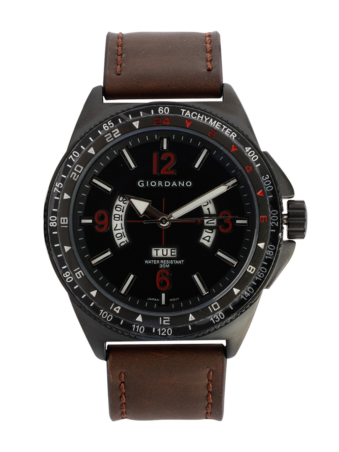 

GIORDANO Men Black Analogue Watch F1093-02