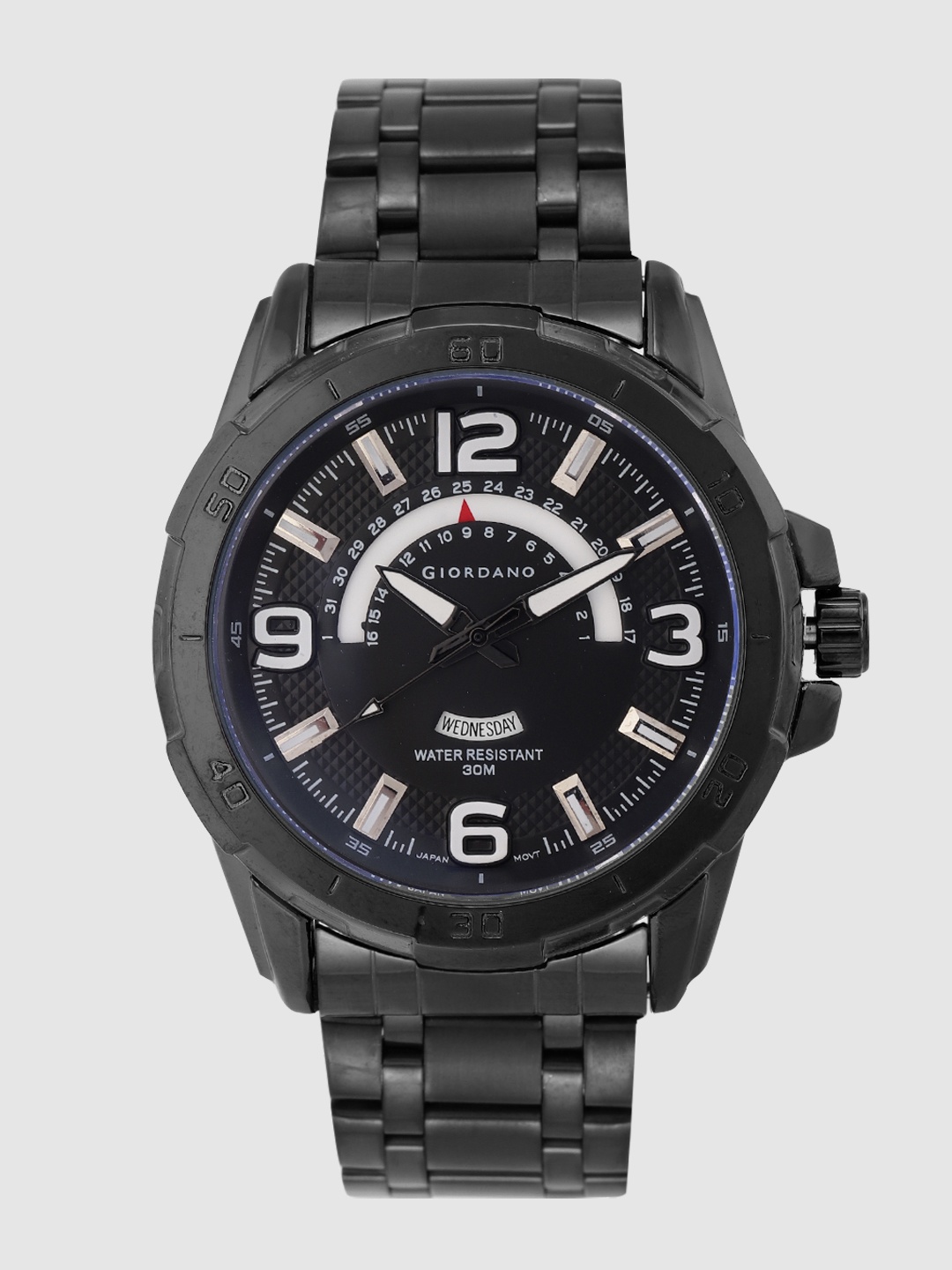 

GIORDANO Men Black Analogue Watch F1092-11