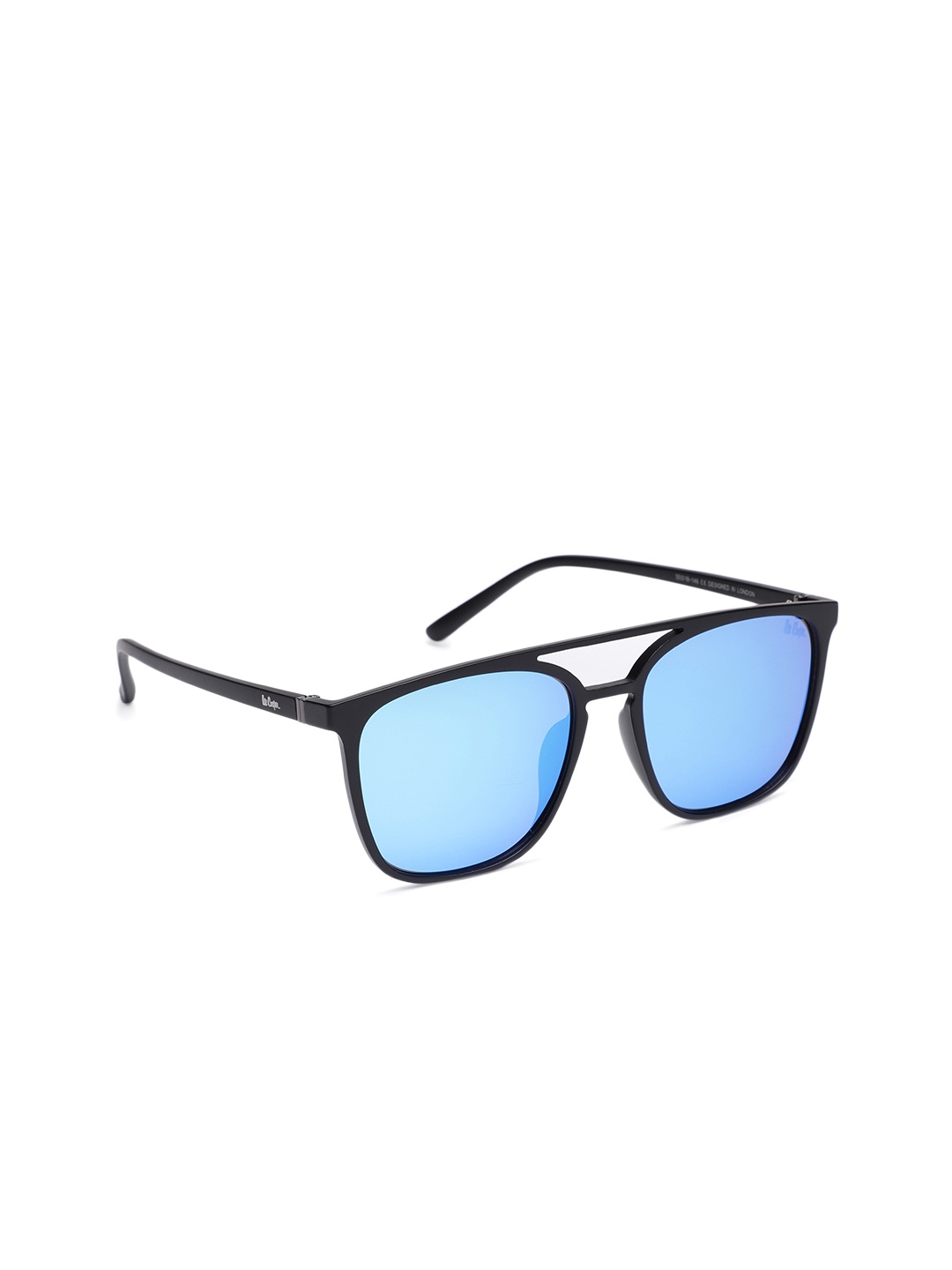 

Lee Cooper Unisex Square Sunglasses LC9133ENB BLKBLU, Blue