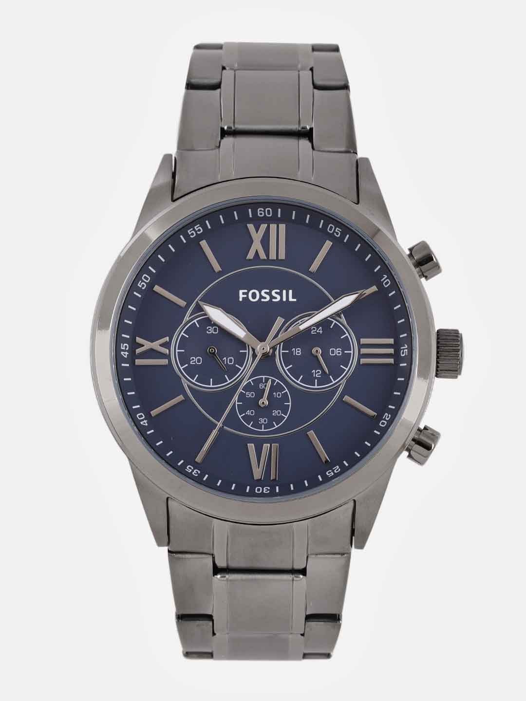 

Fossil Men Blue Analogue Watch BQ1126I