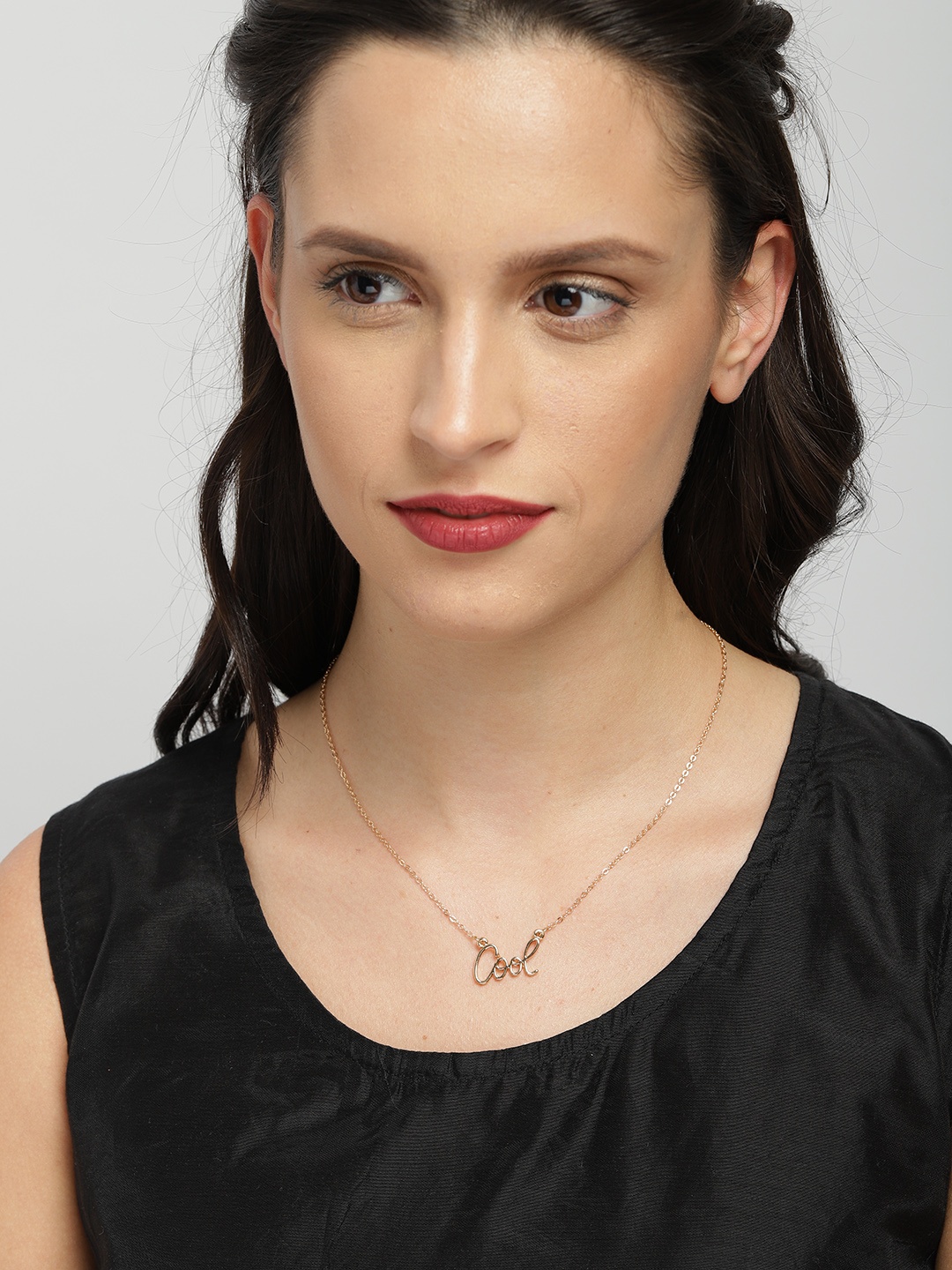 

Ayesha Gold-Toned Statement Mini Pendant Necklace