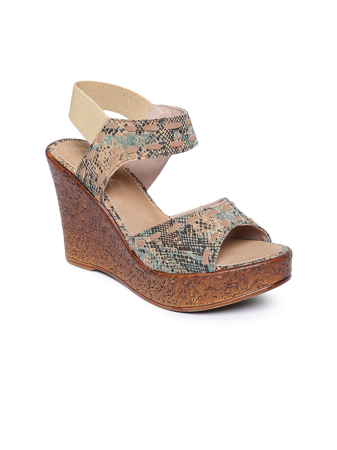 

Catwalk Women Beige Printed Sandals