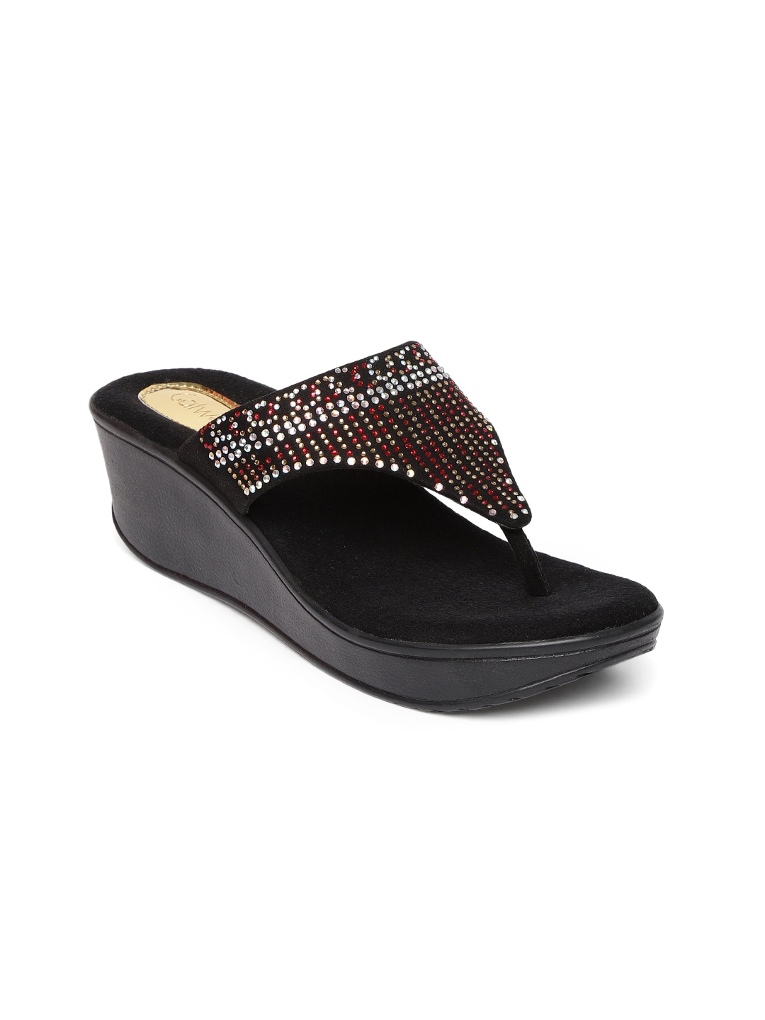 

Catwalk Women Black Embellished Sandals