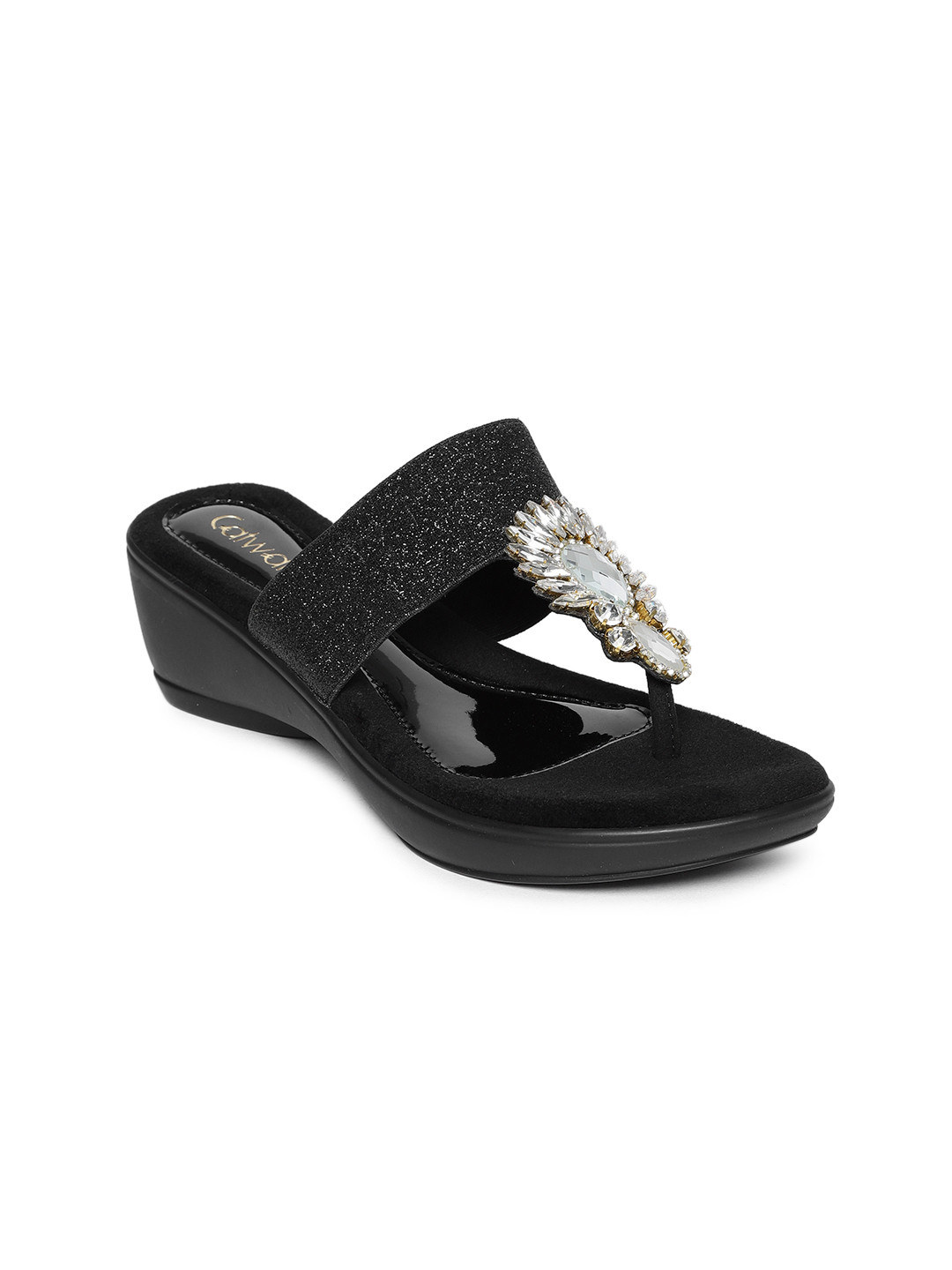 

Catwalk Women Black Solid Sandals