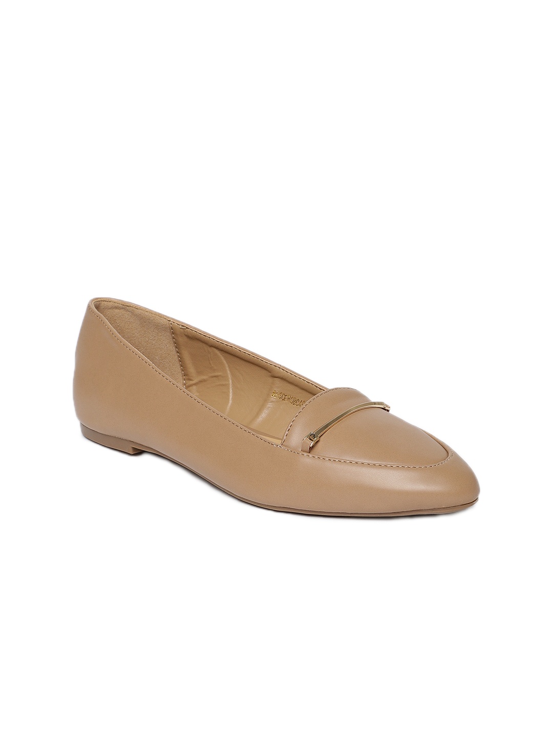 

Allen Solly Women Taupe Solid Ballerinas