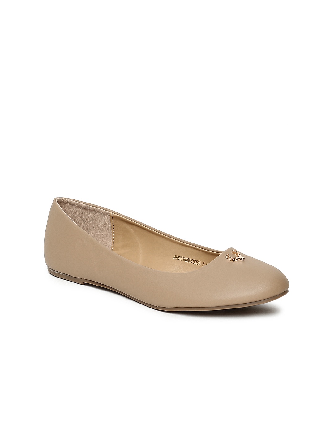 

Allen Solly Women Beige Solid Synthetic Ballerinas