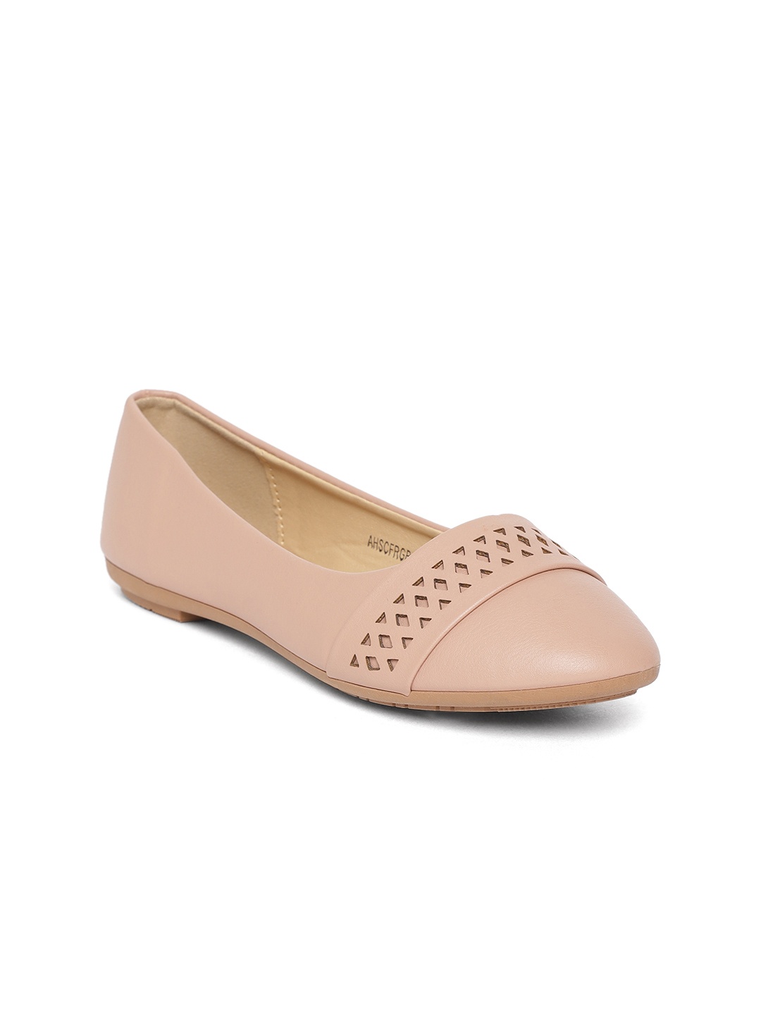 

Allen Solly Women Dusty Pink Solid Ballerinas with Laser Cuts