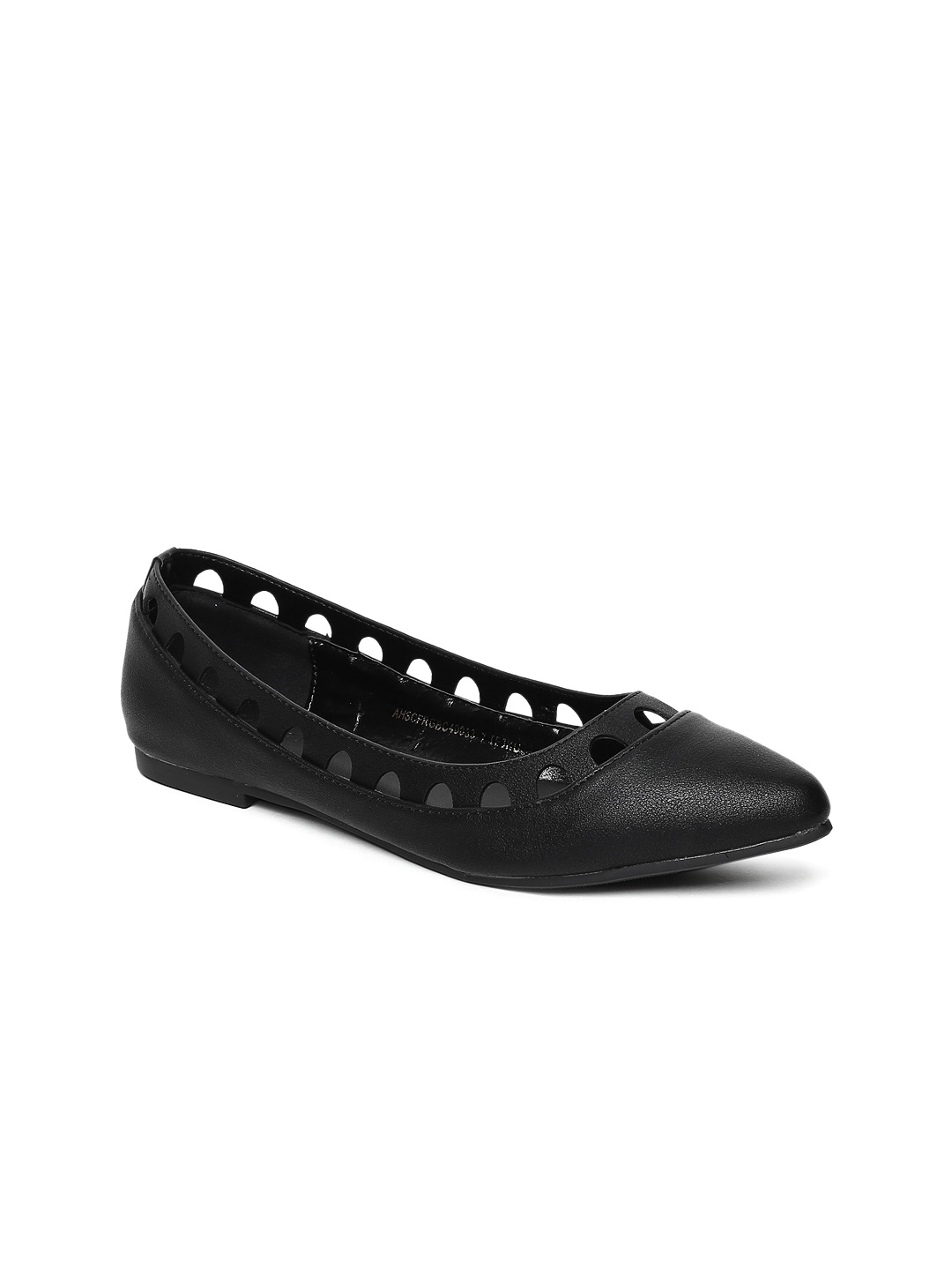 

Allen Solly Women Black Solid Synthetic Ballerinas