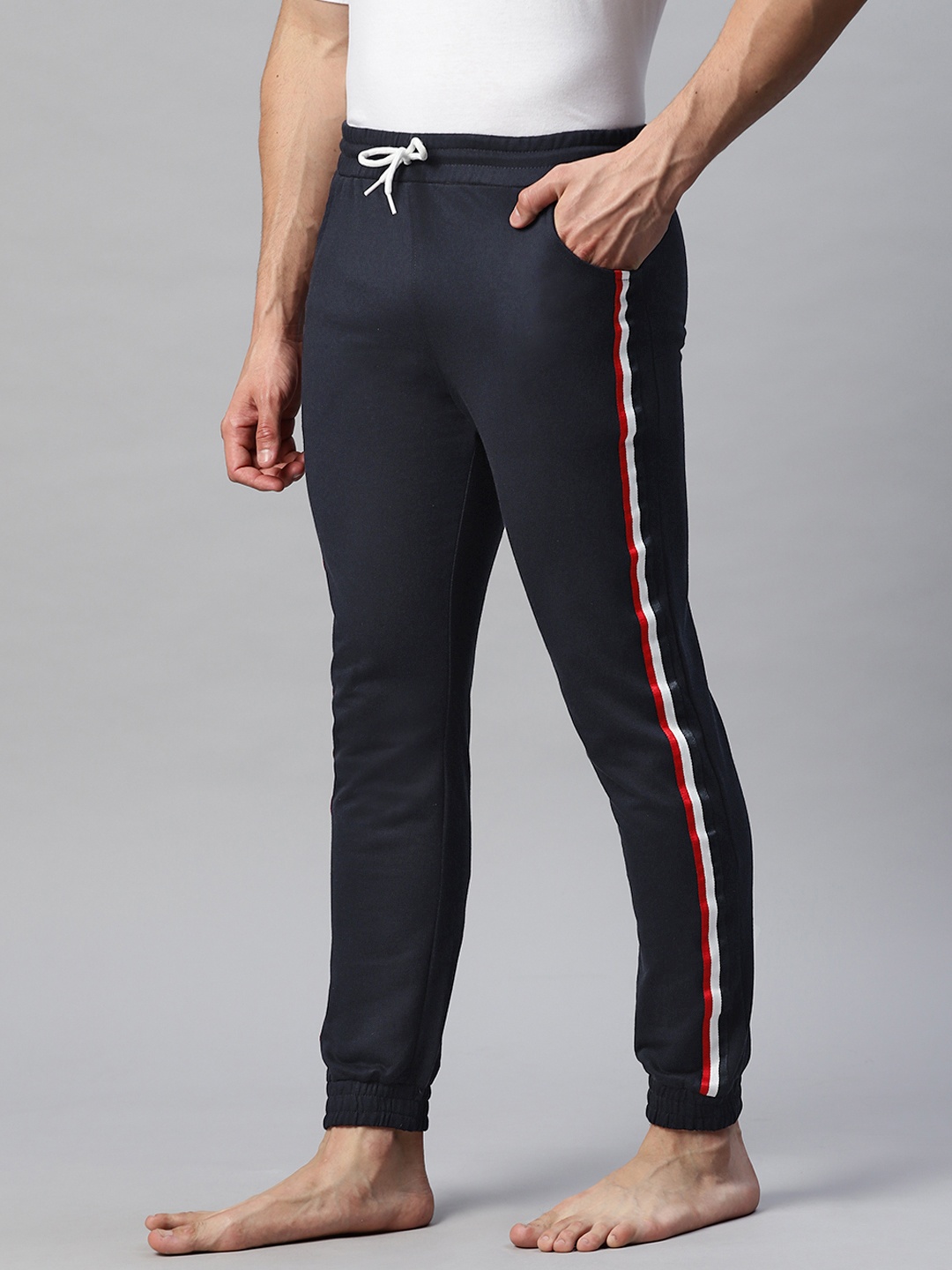 

Hubberholme Men Solid Black Solid Lounge Joggers