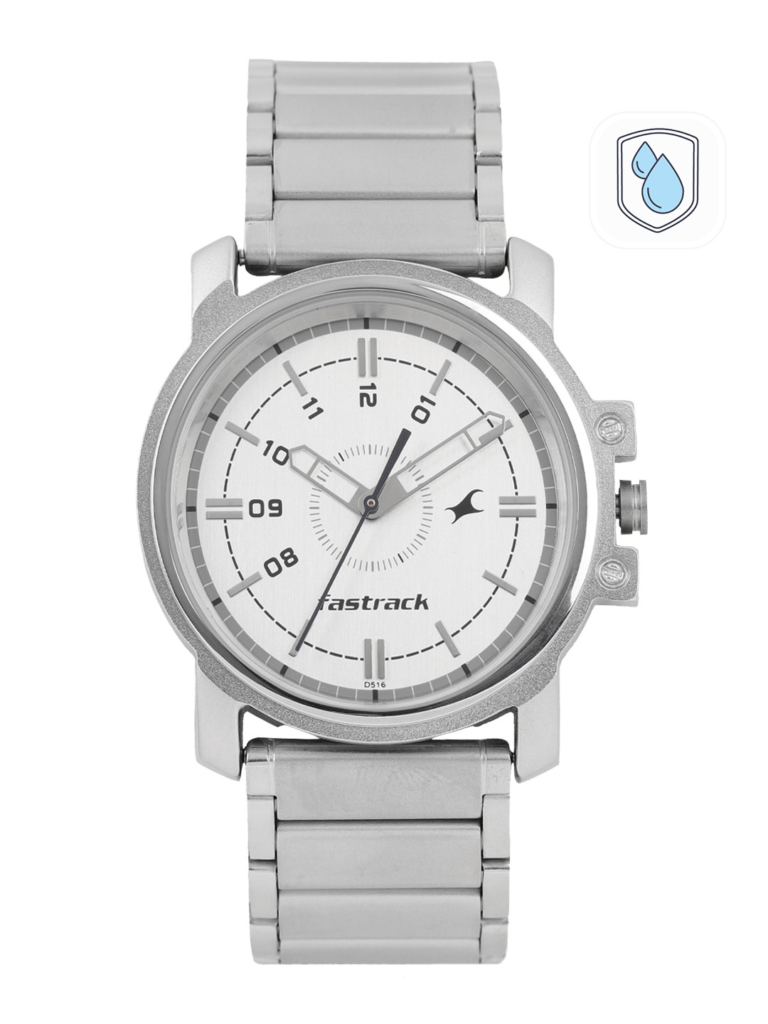 

Fastrack Men Silver-Toned Analogue Watch NG3039SM01C_OR2