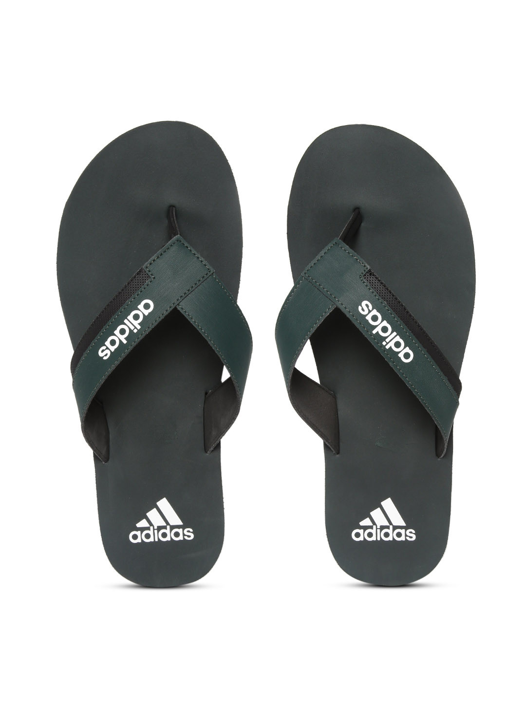 

ADIDAS Men Green Toe Side Solid Thong Flip-Flops