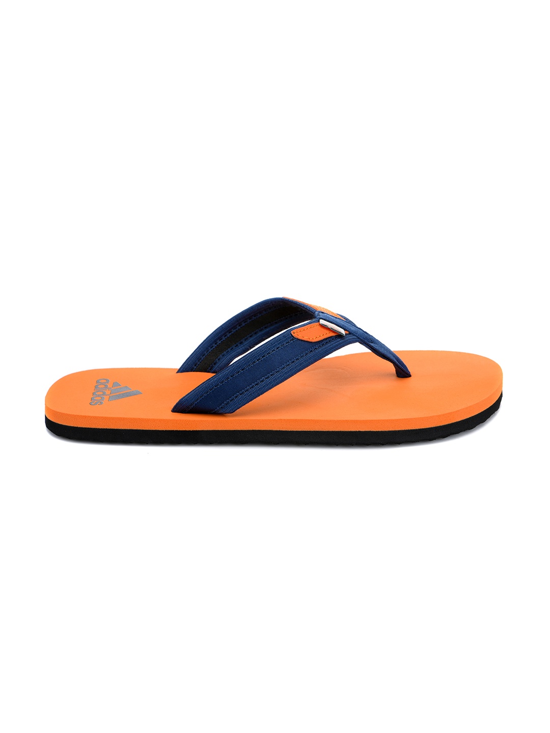 

ADIDAS Boys Navy & Orange Rio Attack 1.0 Solid Thong Flip-Flops, Navy blue