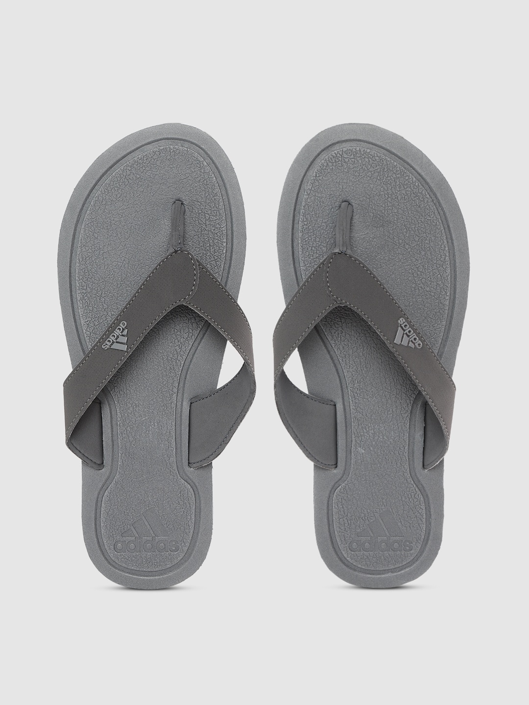 

ADIDAS Men Grey Solid Stabile Thong Flip-Flops