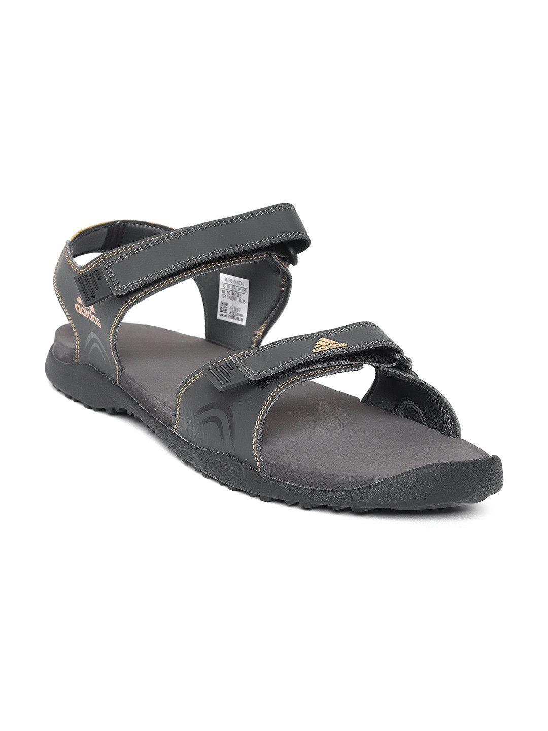 

ADIDAS Men Charcoal Grey GEMPEN Sports Sandals