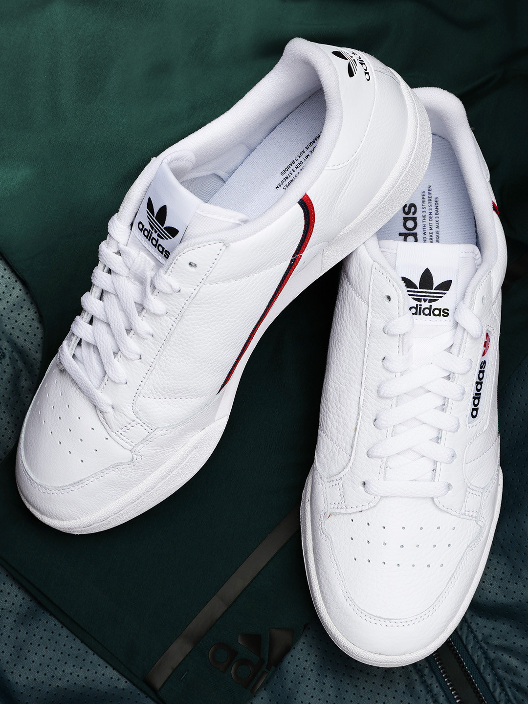 

ADIDAS Originals Men White Continental 80 Sneakers