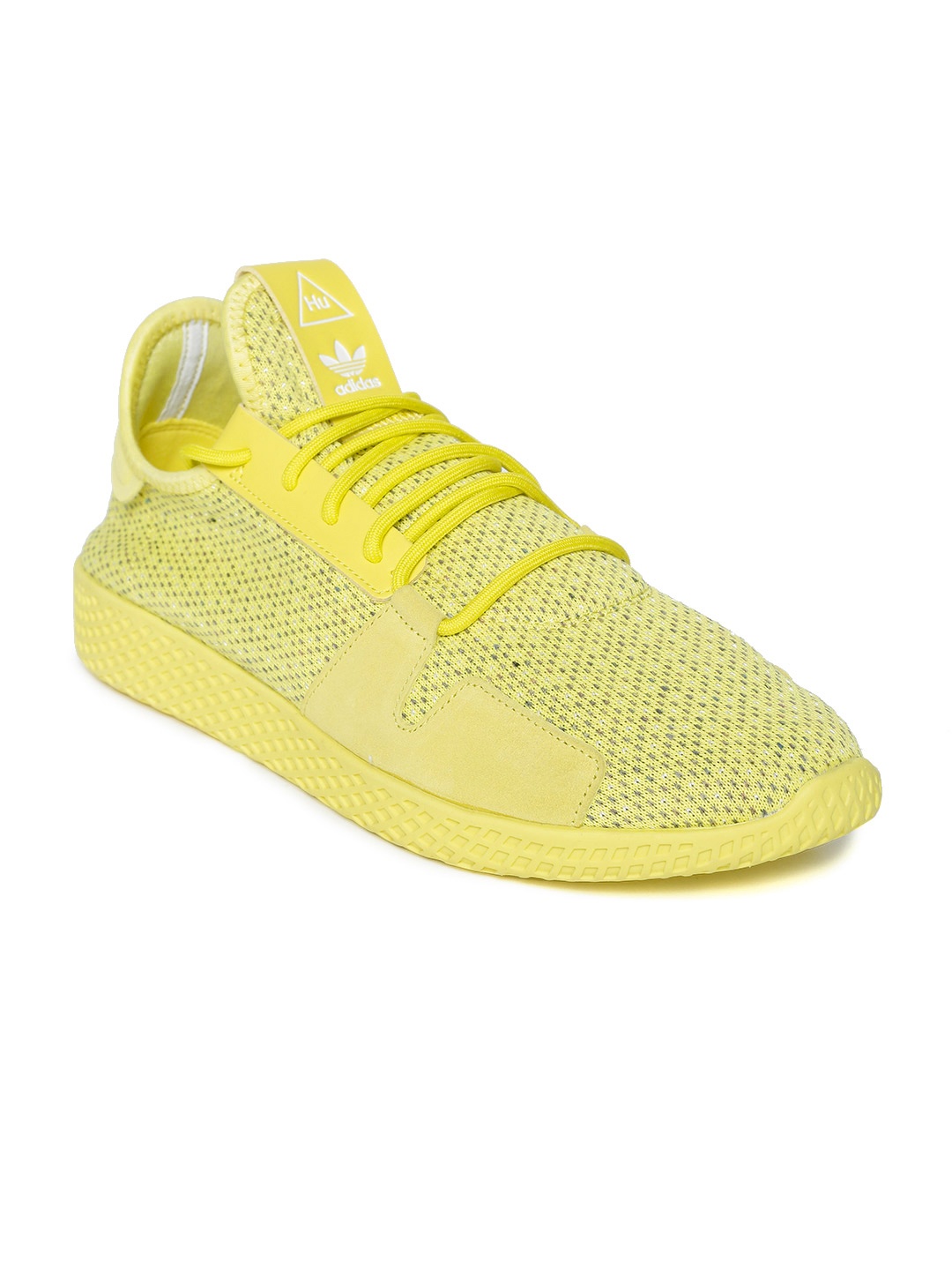 

ADIDAS Originals Men Yellow PW Tennis HU V2 Woven Design Sneakers