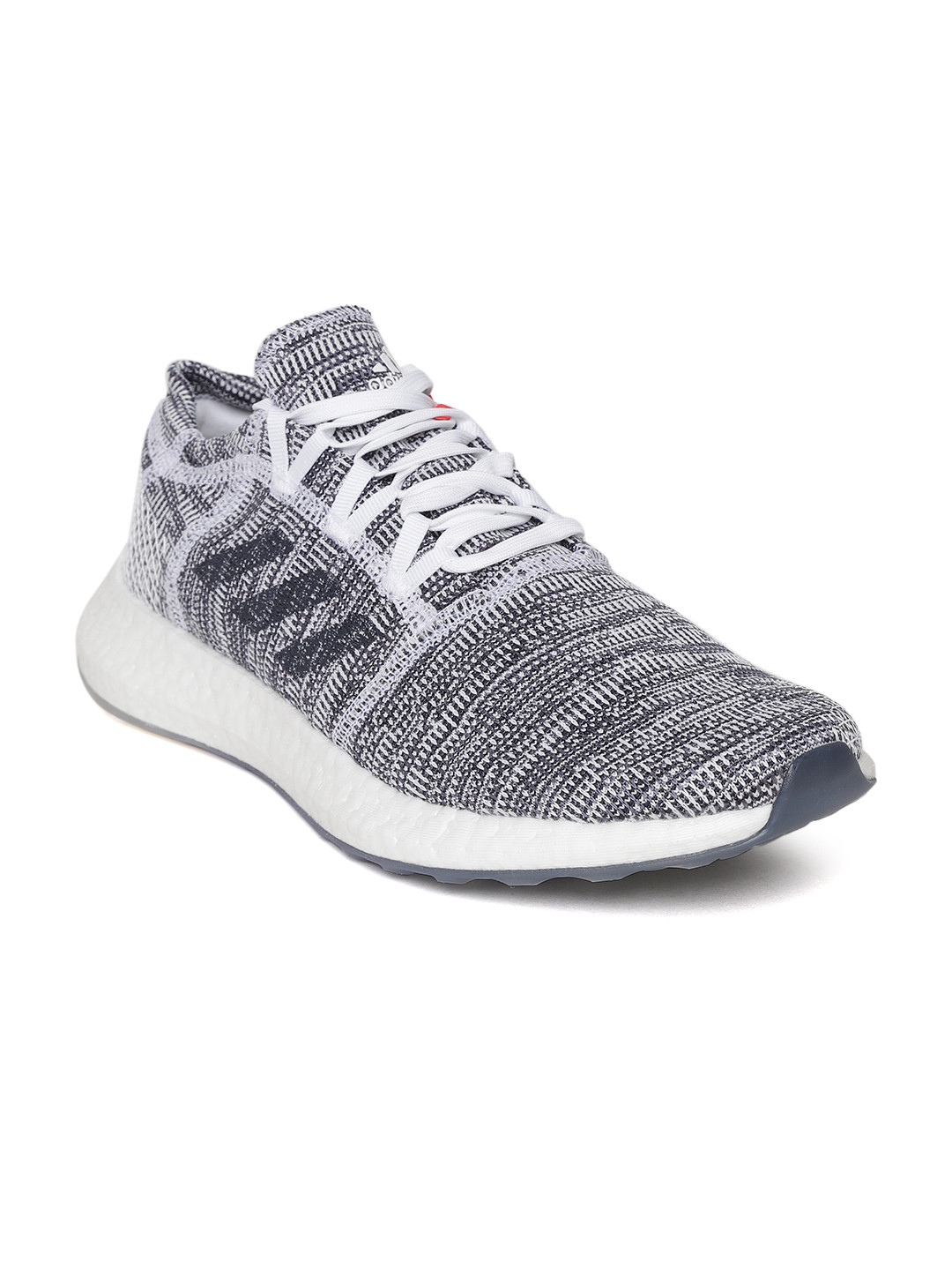 

ADIDAS Men Grey & White Pureboost Go Running Shoes
