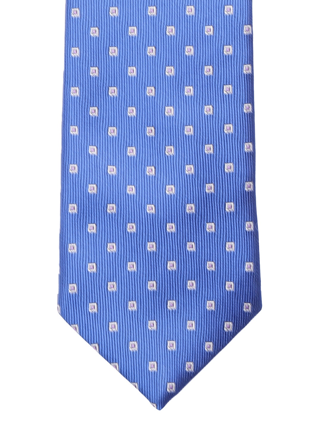 

Lino Perros Blue & Grey Woven Design Broad Tie