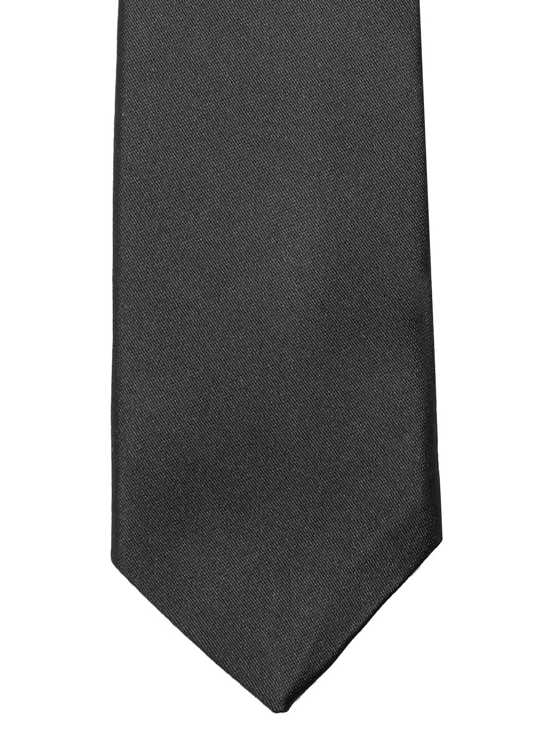 

Lino Perros Black Solid Broad Tie