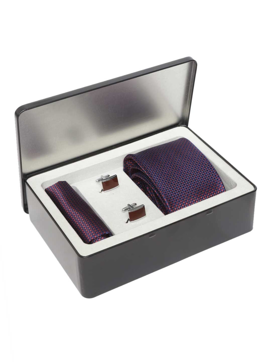 

Lino Perros Men Accessory Gift Set, Navy blue