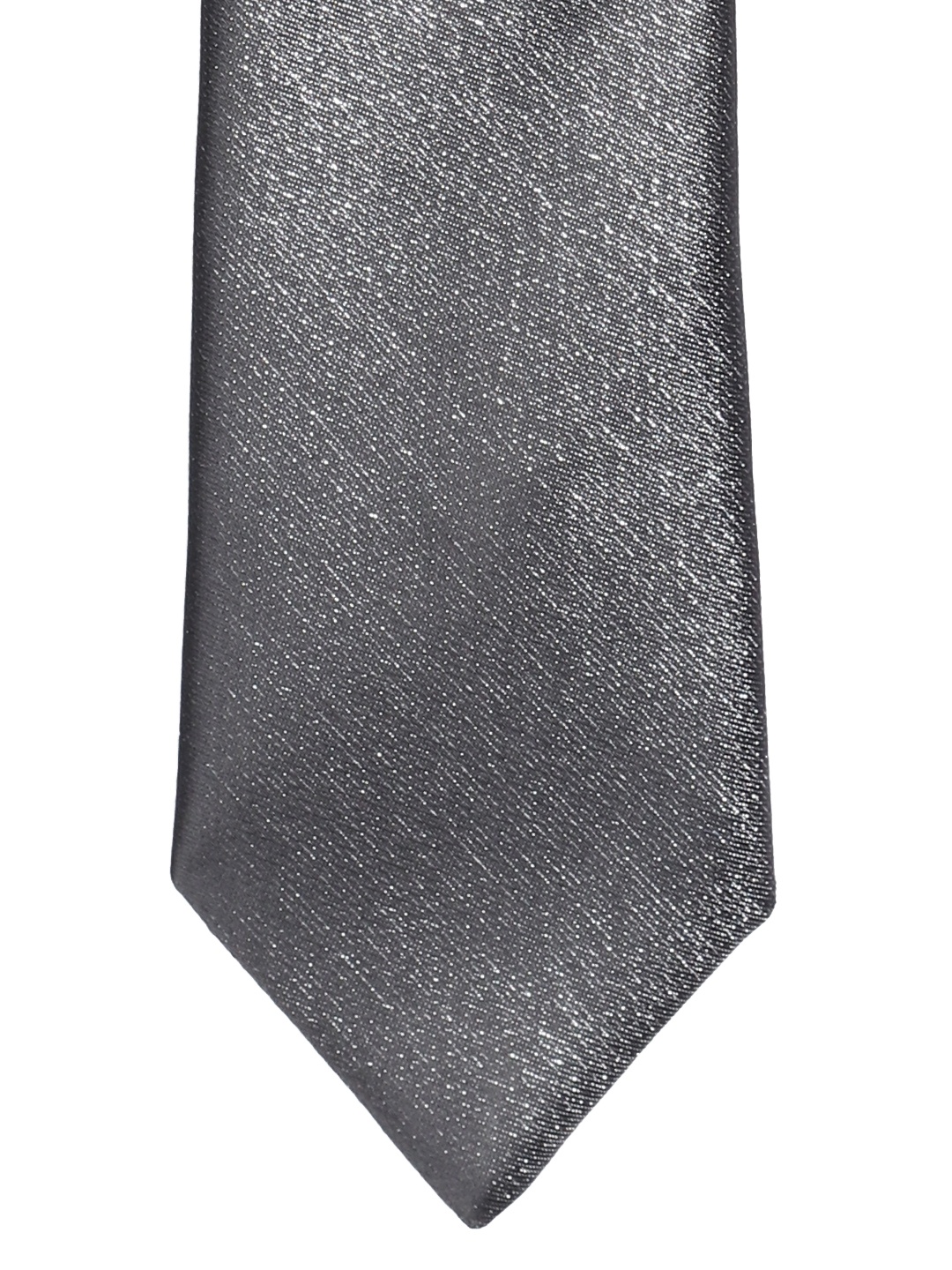 

Lino Perros Charcoal Solid Broad Tie