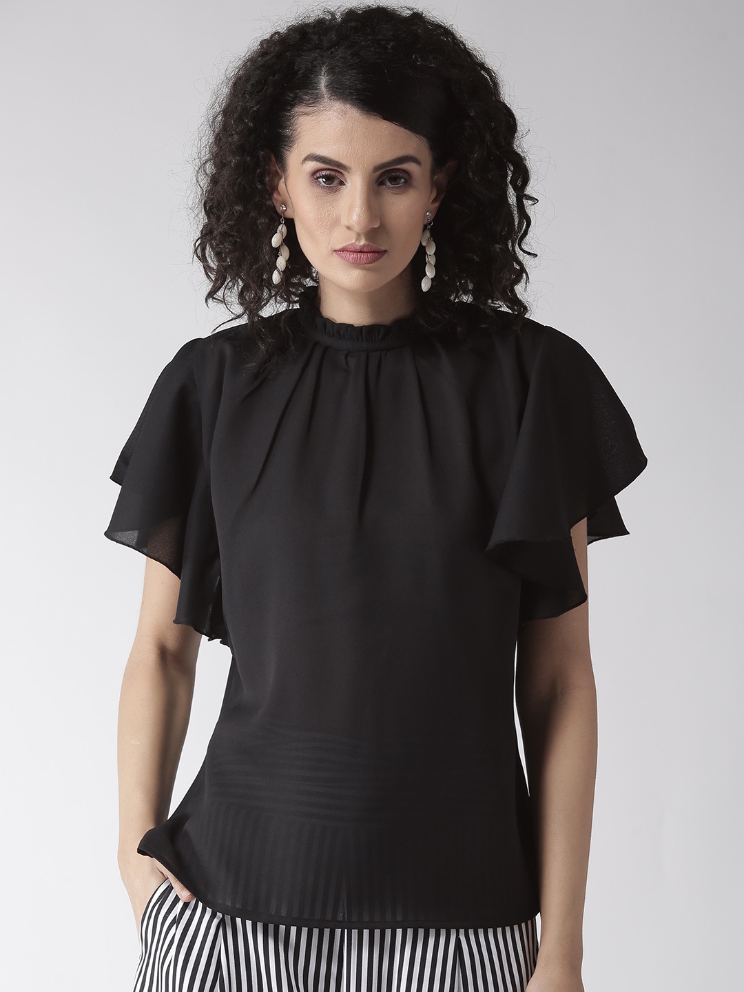 

Style Quotient Women Black Solid Top