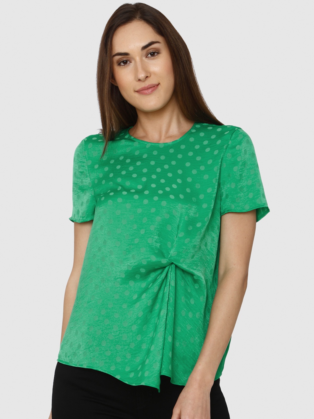 

Vero Moda Women Green Printed Top