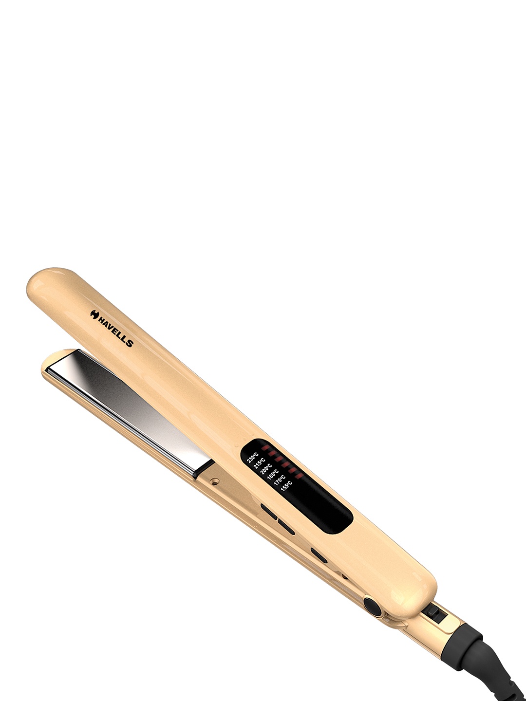 

Havells Women Hair Straightener with Titanium Coated Plates HS4152, Gold