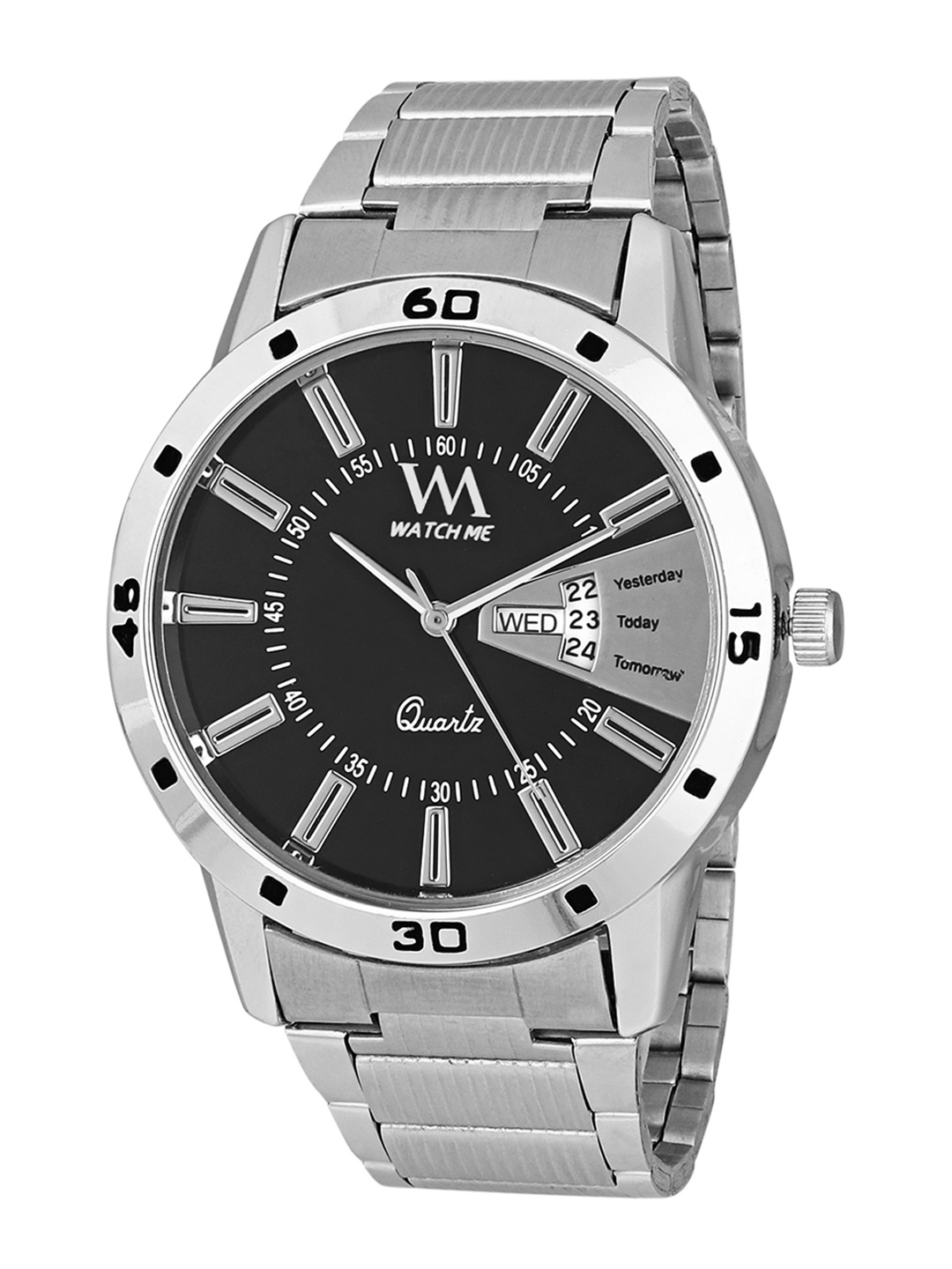 

WM Men Black Analogue Watch GW-007-DDWM