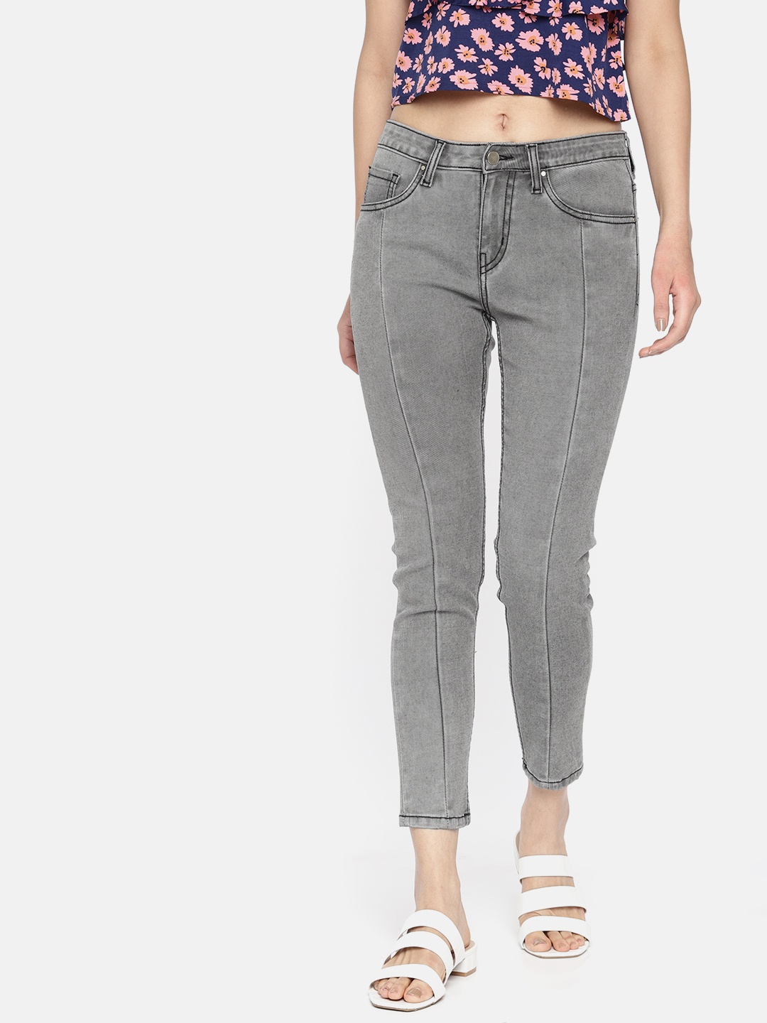 

DressBerry Women Black Skinny Fit Mid-Rise Clean Look Stretchable Jeans